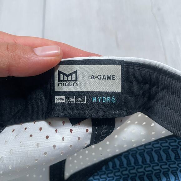 Melin A-Game Hydro Hat White Golf Performance - Picture 9 of 9